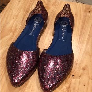 Jeffrey Campbell Pink Jelly Flats